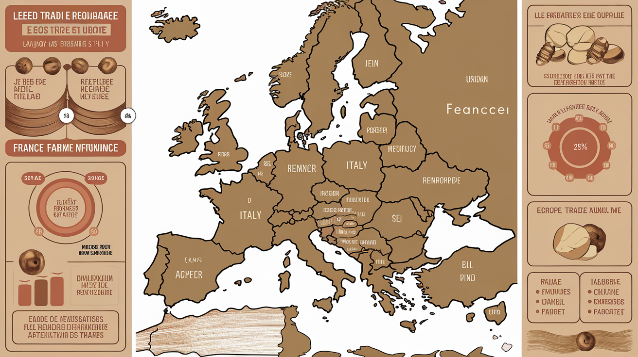 Carte illustrant la législation sur les semences en Europe