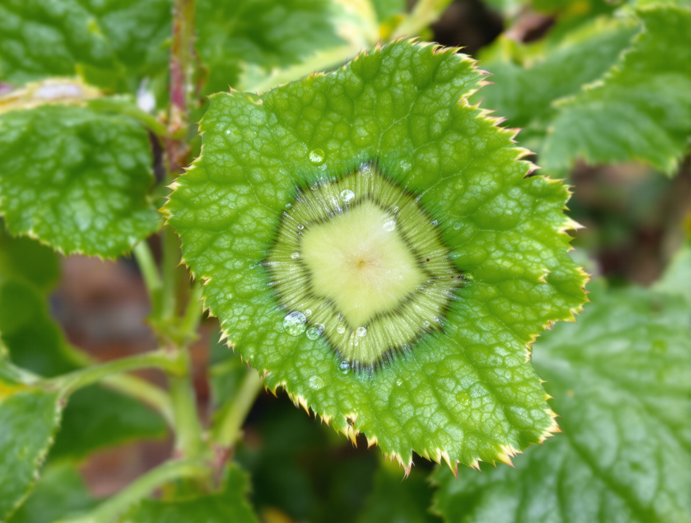 Feuilles de tomate montrant mildiou, alternariose et verticilliose