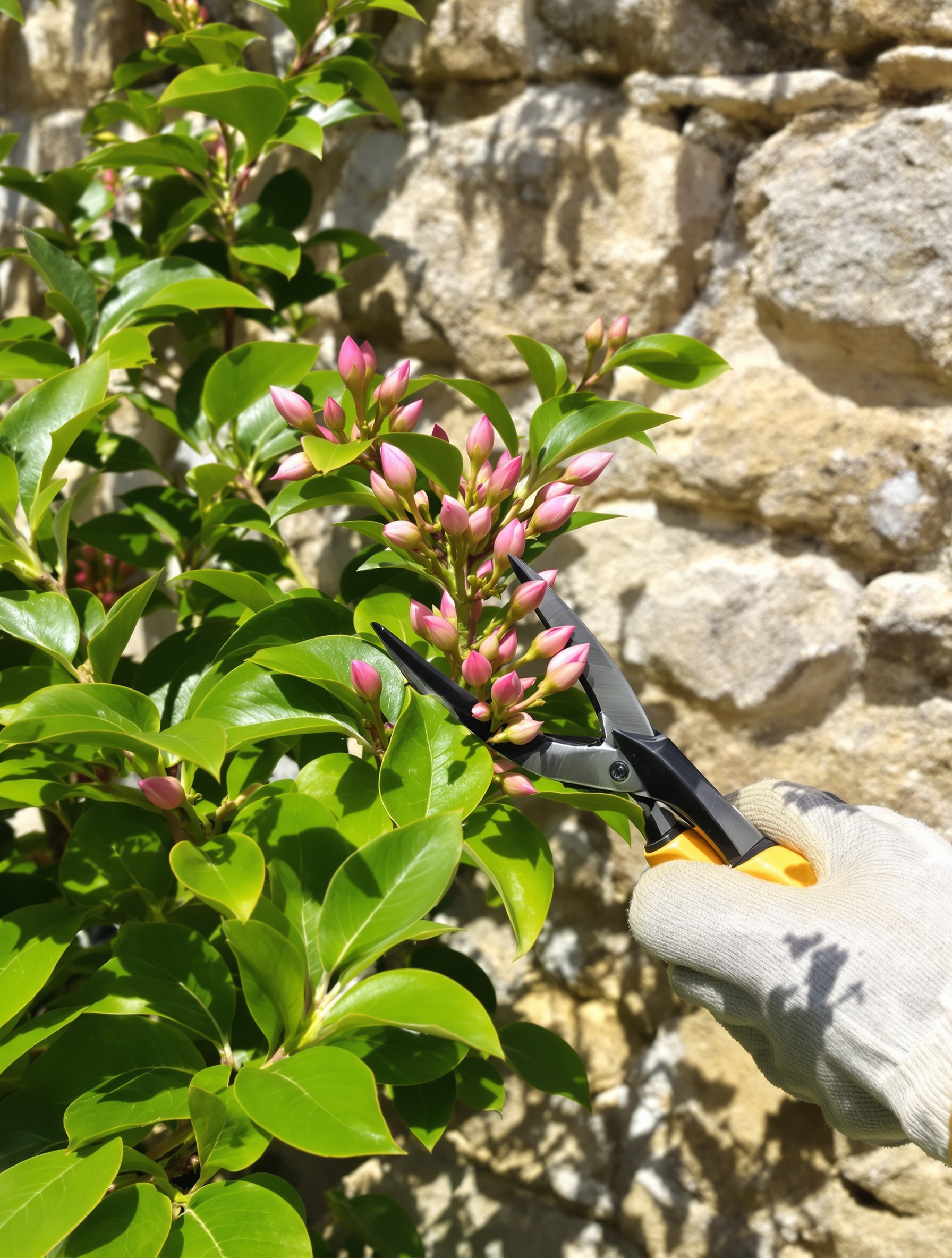 Taille précise du laurier rose pour stimuler une floraison abondante sur bois jeune