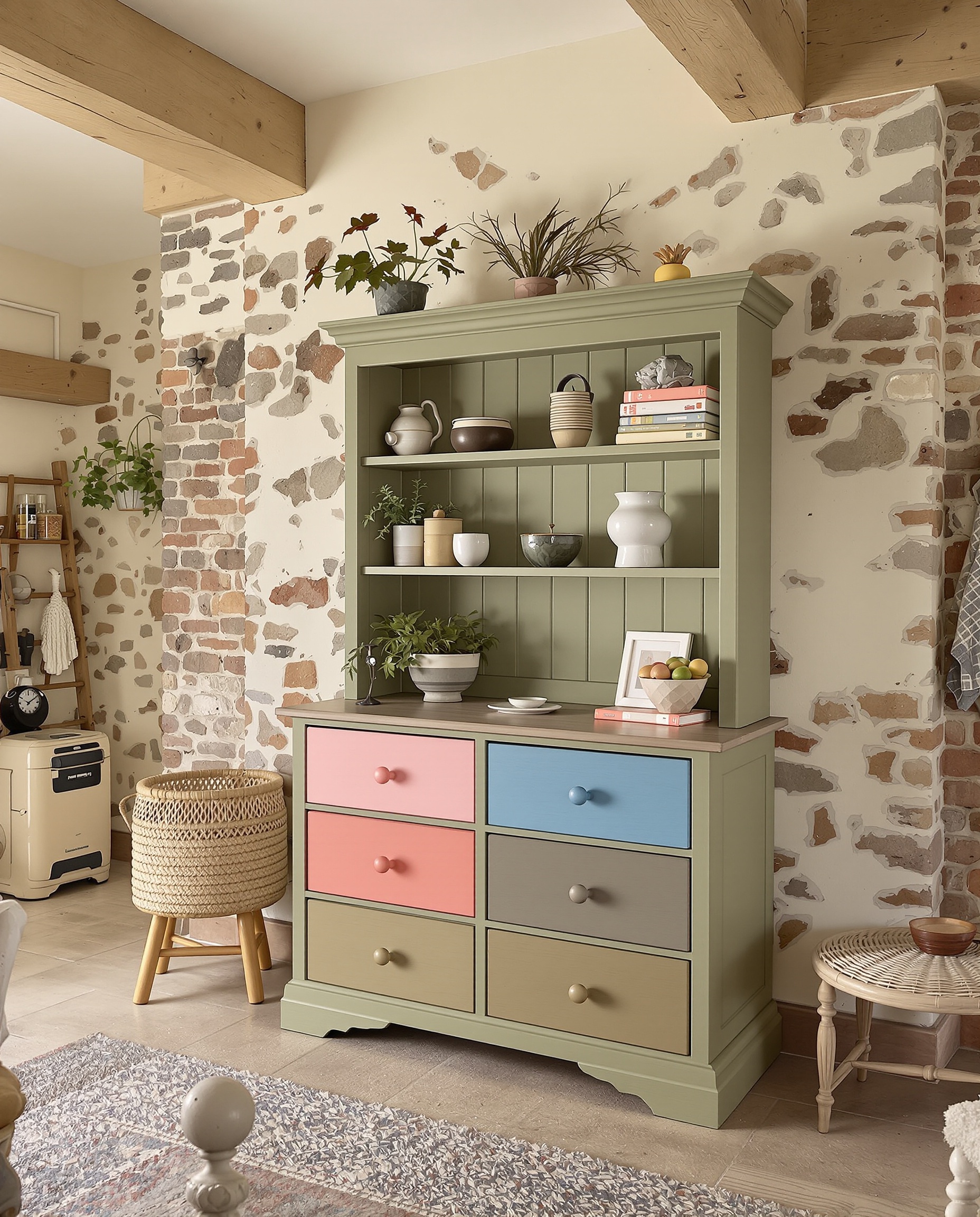 palette inspiration Bretagne nature relooking meuble bois