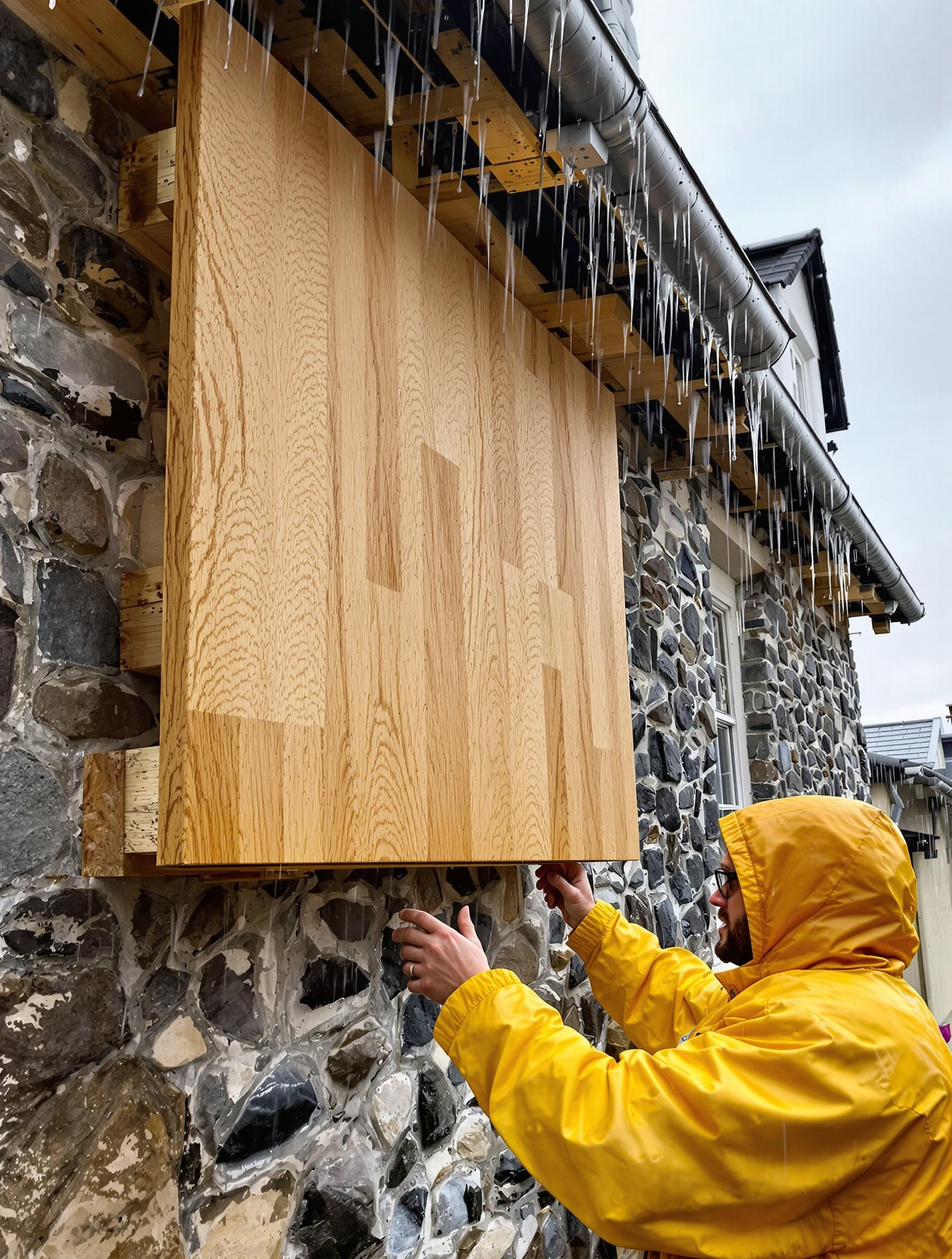 Panneau de fibre de bois utilisé pour l'isolation extérieure en Bretagne