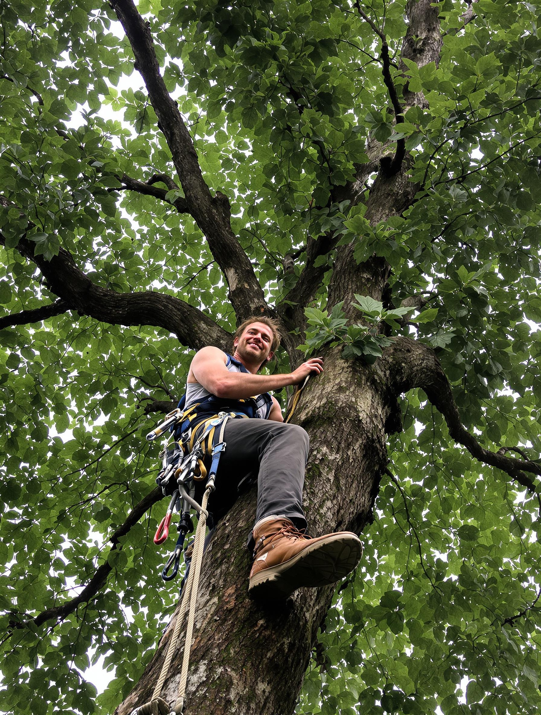 Portrait de Thomas Brail, arboriste-grimpeur militant