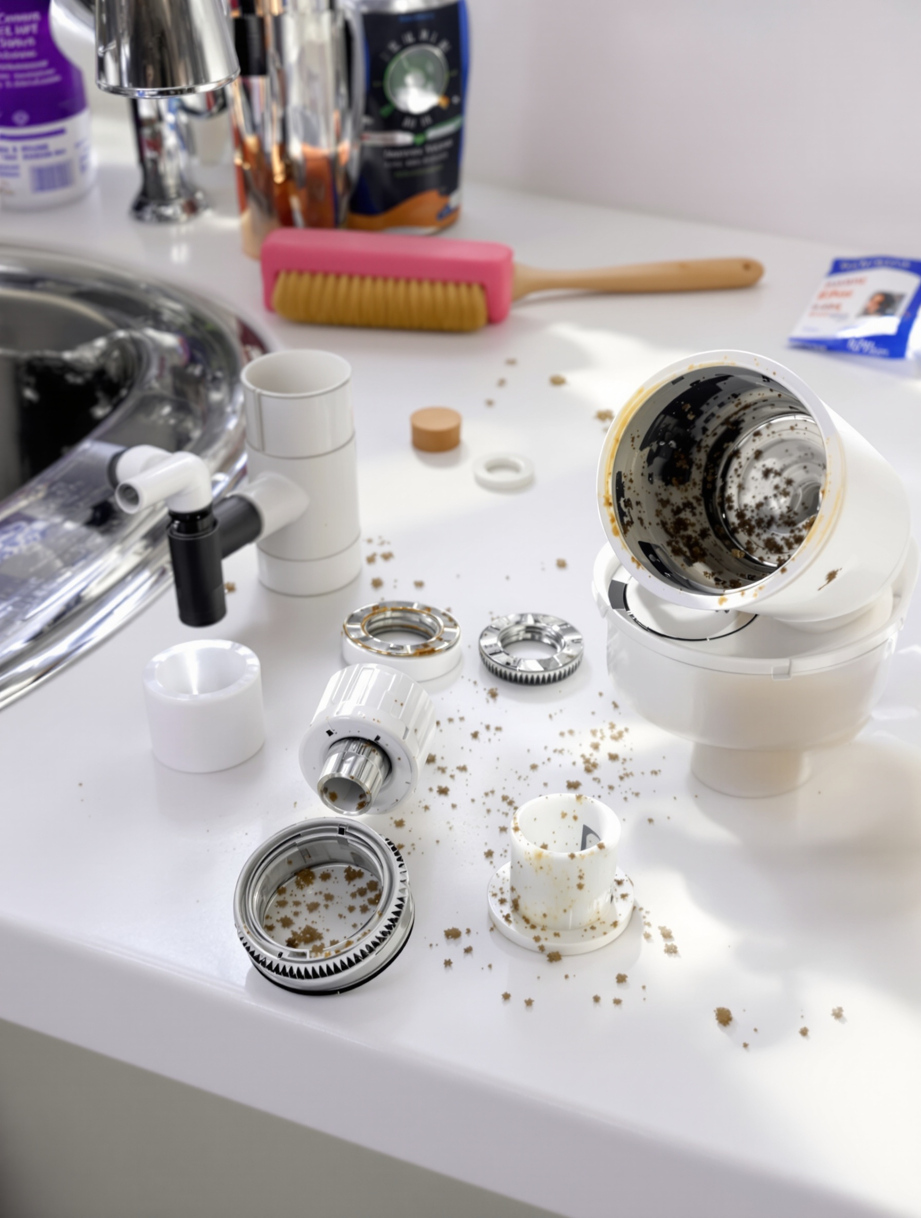 Le siphon est souvent le coupable ! Un nettoyage régulier peut vous épargner bien des tracas. Voici comment le démonter et le nettoyer facilement.