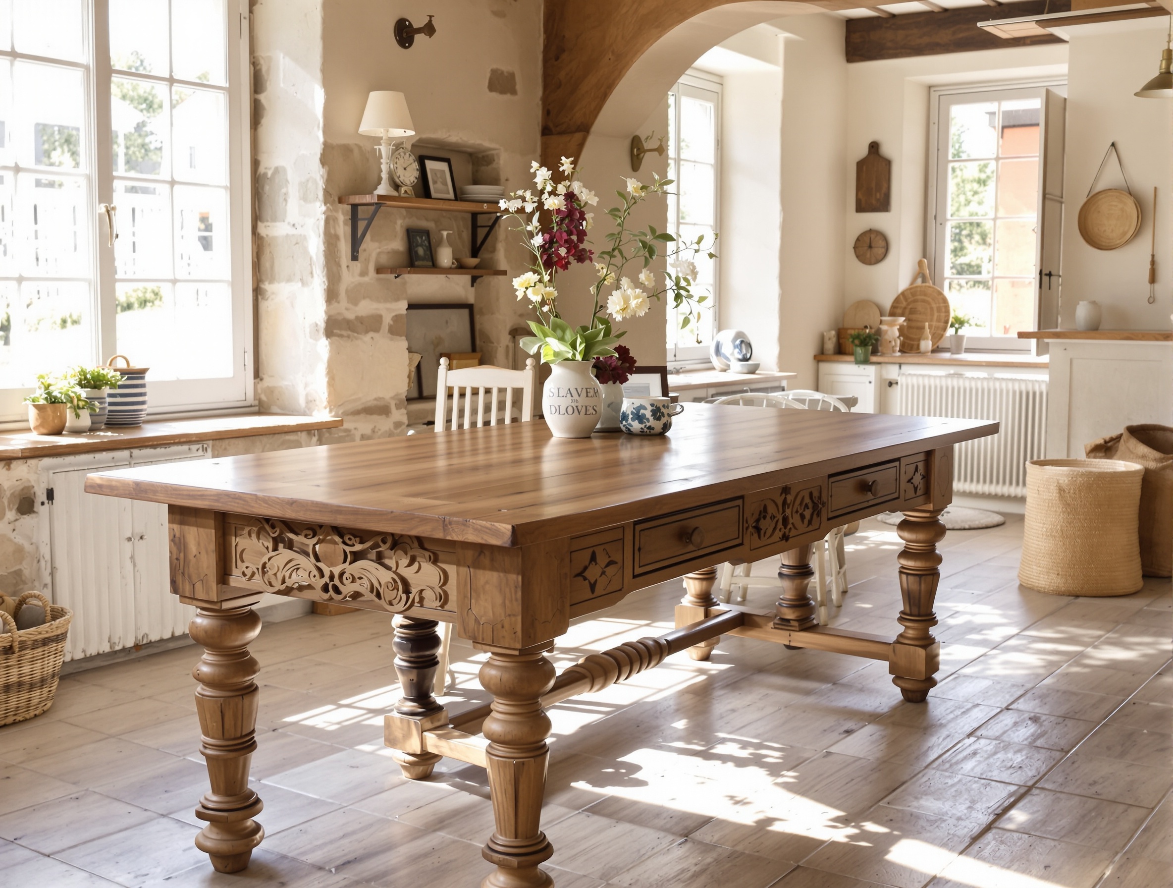 relooking meuble bois intérieur breton chaleureux