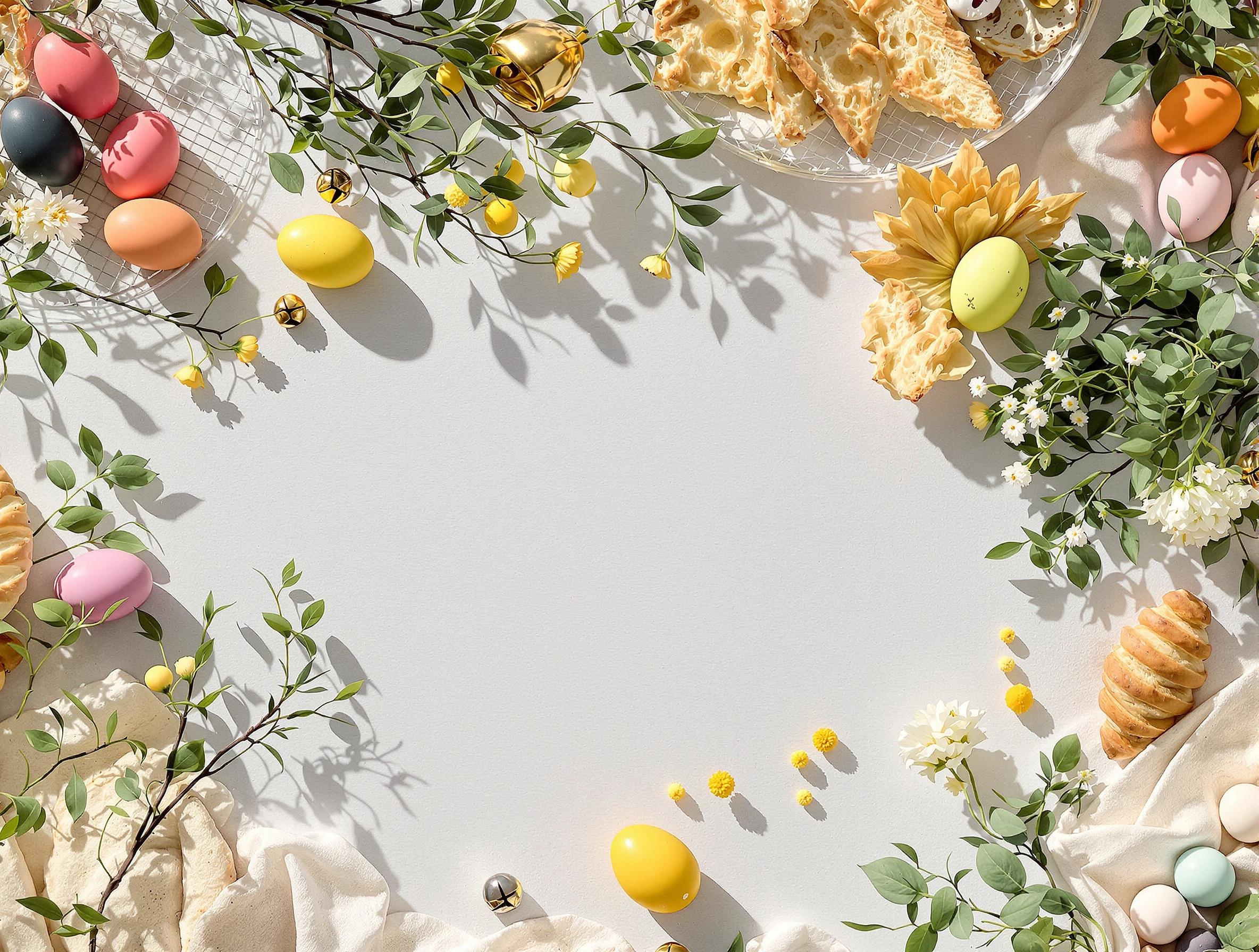 Fête printanière bretonne Norouz Ostara œufs pain traditionnel