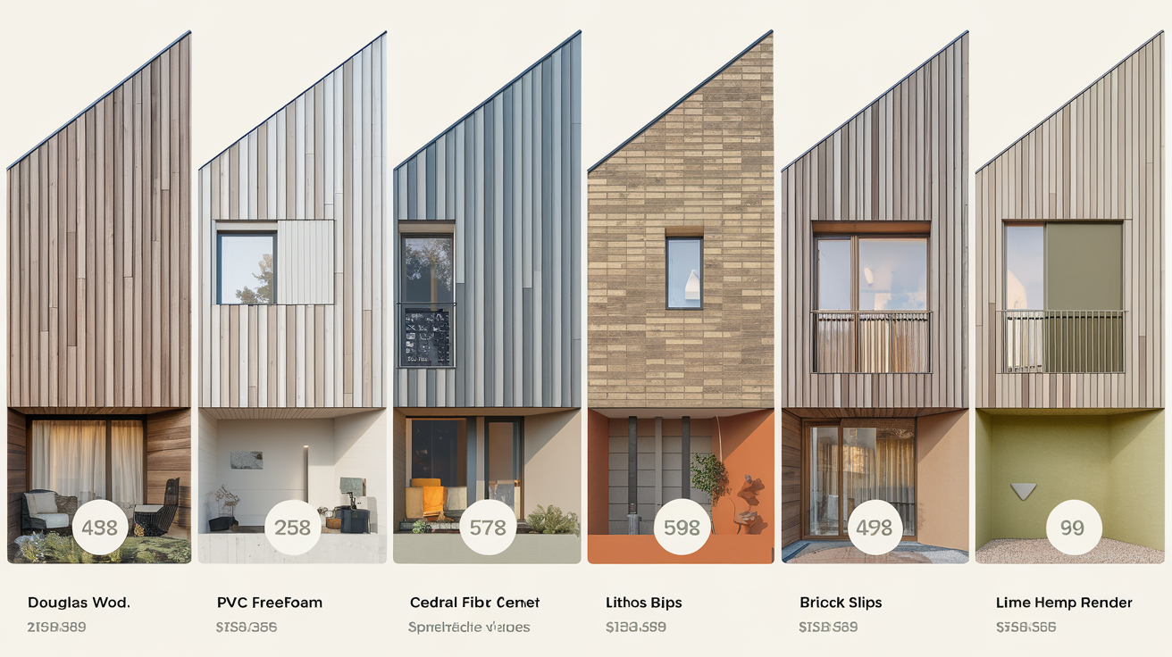 Tableau comparatif ultra synthétique revêtements façade bretonne